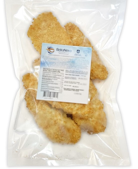 panierte Seehechtfilet