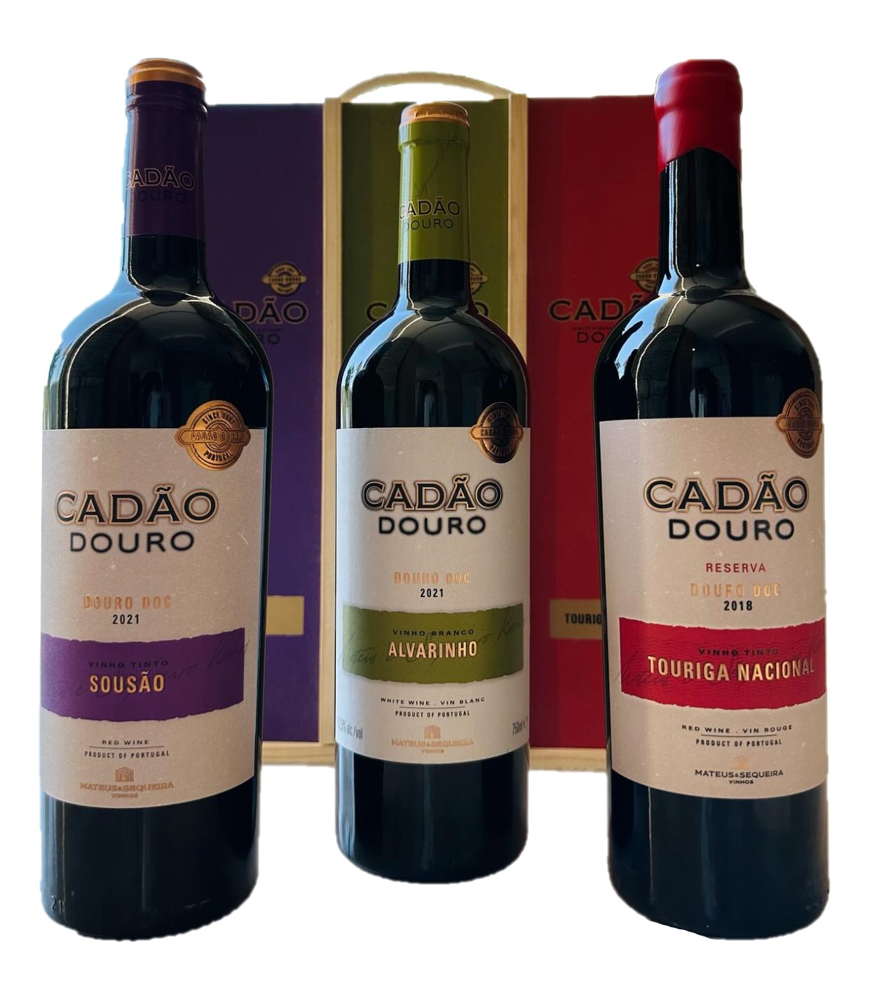 Vinho Sousão tinto + Vinho Alvarinho br.