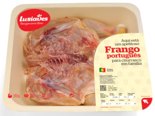 Huhn geöffnet