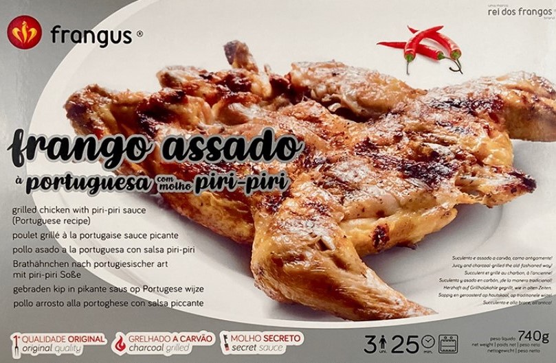 Gegrilltes Hühnchen scharf